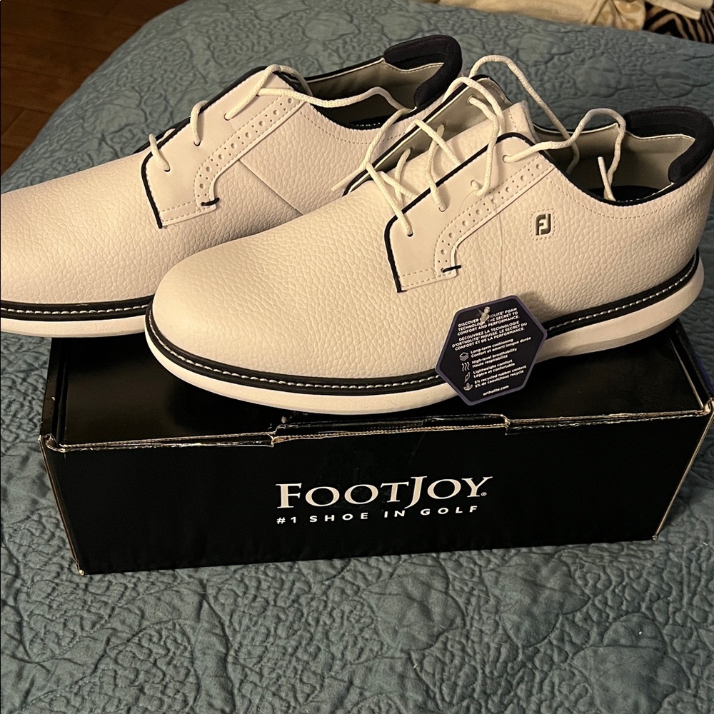 FootJoy Men's Cream Oxfords